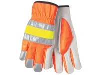 MCR 36111XL Luminator Hi-Vis Grain Goat Orange Reflective | YarinInd