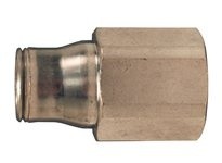 Dixon 36156222 Nickel-Plated Brass Legris Push-In Female Connector | YarinInd