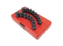 Sunex Tools 3646 16 Pc 3/8" Dr. Stubby Impact Hex Driver Set