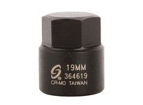 Sunex Tools 364619 3/8" Dr. 19mm Stubby Impact Hex Driver | Durable Tools