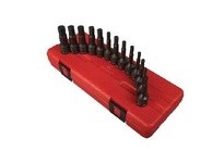 Sunex Tools 3649 13Pc 3/8" Dr Fractional Metric Hex Driver Set