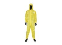 3678B/5XL PosiWear UB Plus Yellow Coverall Elastic Wrist and Ankle Hood