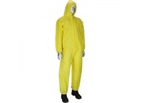 3678B/M PosiWear UB Plus Yellow Coverall Elastic Wrist and Ankle Hood