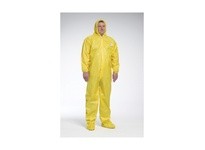 3679B/3XL PosiWear UB Plus Yellow Coverall Hood/Boot Elastic Wrist/Ankle