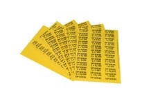 Durham 369-D697 STAINLESS STL BIN LABELS