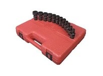 Sunex Tools 3690 12pc 3/8" Dr 12 Pt SAE Universal Impact Socket Set