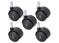 36R611 IBCS-ESD Friction-Ring Stem Caster Kit 2 in Wheel Dia. 550 lb Load Rating PK 5