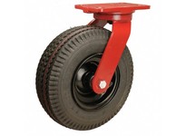 36T706 S-7010-PRB Plate Caster with Pneumatic Wheels | YarinInd