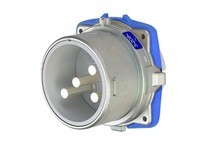 Meltric 37-28163-A155 DS200 INLET METAL SIZE 6 TYPE 4X 3P+G 200 A 208 VAC 60 Hz NO AUX WITH NO LOCKOUT HOLE