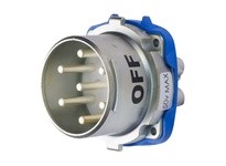 Meltric 37-38570 DS7c Inlet Metal Blue Size 4 IP66/67/69 | High-Quality Industrial Supplies
