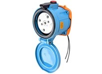 Meltric 37-64076-972-843 DS60 Receptacle Metal Blue | Industrial Supplies