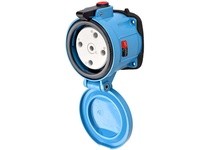 Meltric 37-64147 DS60 Receptacle Metal Blue Size 4 | Industrial Supplies