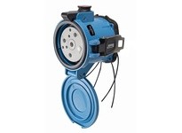 Meltric 37-94143-264 DS100 RECEPTACLE METAL BLUE SIZE 5 TYPE 4X IP 69 3P+G 100 A 600 VAC 60 Hz +4 AUX