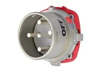 Meltric 37-98047 DS100 INLET METAL SIZE 5 TYPE 4X IP 69 3P+N+G 100 A 277/480 VAC 60 Hz NO AUX