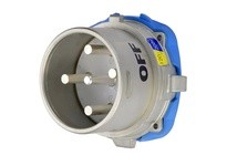 Meltric 37-98167-A155 DS100 INLET METAL SIZE 5 TYPE 4X IP 69 3P+N+G 100 A 120/208 VAC 60 Hz NO AUX WITH NO LOCKOUT HOLE