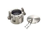 Meltric 37-B4002-SS DS24c RECEPTACLE METAL SIZE 2 TYPE 3R 23P+G 10 A 250 VAC/ VDC 60 Hz