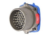 Meltric 37-C8003-SS DS37c INLET METAL SIZE 3 TYPE 3R 36P+G 8 A 480 VAC/ VDC 60 Hz