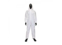 3706/L PosiWear UB White Coverall Hood Elastic Wrist and Ankle | YarinInd