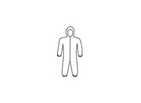 3706/XXXL PosiWear UB White Coverall Hood Elastic Wrist and Ankle | YarinInd