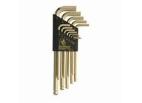 Bondhus 37937 Set 13 GoldGuard Plated Ball End L-Wrenches | Durable Tools