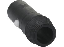Vikan 380900 Threaded Adaptor for click handles Ø26 mm 78 mm Black