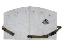 MCR 38114MW Leather Welding Bib w/Snaps to fit Cape Sleeve 14 Length