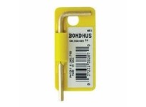 Bondhus 38207 1/8" GoldGuard Plated Hex L-Wrench - Short Tagged/Barcoded