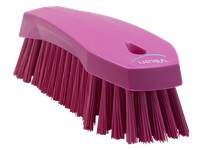 Vikan 38901 Brush Scrub Stiff 8" PP/PBT Pink | YarinInd