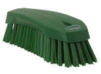 Vikan 38902 Brush Scrub Stiff 8" PP/PBT Green | Durable Cleaning Tool
