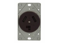 Cooper Eaton 38B-BOX Receptacle Single Flush 30A 125/250V | Durable & Reliable
