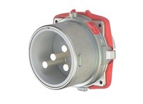 Meltric 39-28243-K04-A155 DR250 INLET METAL SIZE 6 TYPE 4X 3P+G 250 A 480 VAC 60 Hz NO AUX WITH NO LOCKOUT HOLE