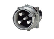 Meltric 39-48143-172 DR400 INLET METAL SIZE 7 TYPE 4X IP 69 3P+G 400 A 600 VAC 60 Hz +2 AUX
