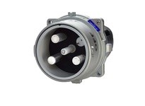 Meltric 39-48163-172 DR400 INLET METAL SIZE 7 TYPE 4X IP 69 3P+G 400 A 208 VAC 60 Hz +2 AUX