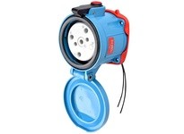 Meltric 39-64243-K04-972 DR100 RECEPTACLE METAL BLUE SIZE 4 | YarinInd