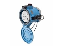 Meltric 39-94245-K04-262 DR150 RECEPTACLE METAL BLUE SIZE 5 TYPE 4X IP 69 1P+N+G 150 A 277 VAC 60 Hz +2 AUX