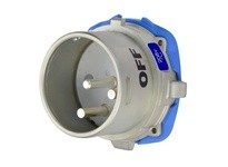 Meltric 39-98232-K16 DR150 INLET METAL SIZE 5 TYPE 4X IP 69 2P+G 150 A 208 VAC 60 Hz NO AUX