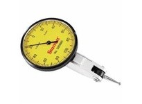 Starrett 3908MA Dial Test Indicator with Dovetail, 0.2mm Range, 0-100-0 1-9/16" Dial Face, 0.002mm Graduations, Two Dovetail Cla