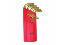 Bondhus 39195 Set 15 GoldGuard Plated Hex L-Wrenches 1.27-10mm - Long