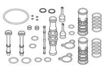 ALEMITE 393706 Valve Kit Ram Air Motor