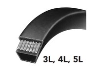 Bando 3L425 42 inch long 0.375 inch wide 0.22 inch high V-Belt