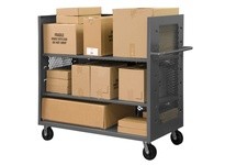 Durham 3ST-EX3672-2AS-95 3 SIDED TRK EXP MTL36X72 2 ADJ SH #95 GRAY