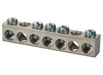 NSI 4-14(726) ALUMINUM MULTIPLE CONNECTOR 4-14 AWG 7 HOLES 5 CIRCUITS