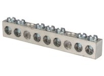 NSI 4-14(937) ALUMINUM MULTIPLE CONNECTOR 4-14 AWG 9 HOLES 7 CIRCUITS