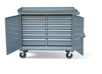 StrongHold 4-TC-240-12/5DB Mobile Mechanics Cart with 12 Drawers 48x24x36