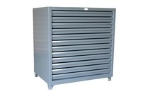 StrongHold 4.24.2-360-12DB Industrial Print Storage Cabinet 50x36x50