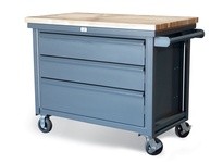 StrongHold 4.53.7-TC-300-3DB-MT Tool Cart with Maple Top 53x30x35