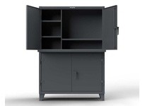 StrongHold 4.56-CC-244 Multi-Compartment Computer Cabinet | Durable Storage Solution