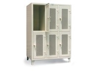 StrongHold 4.76-34-V-2TPL Ventilated Industrial Locker 54x34x72