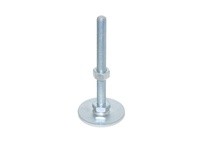 JWWINCO 40-50-5/8X11-125-A0-UK GN40-50-5/8X11-125-A0-UK Leveling Feet, Steel, Thread:5/8-11" Stud:4.92"