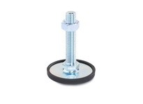 JWWINCO 40-60-1/2X13-100-A1-SK GN40-60-1/2X13-100-A1-SK Leveling Feet, Steel, Thread:1/2-13" Stud:3.94"